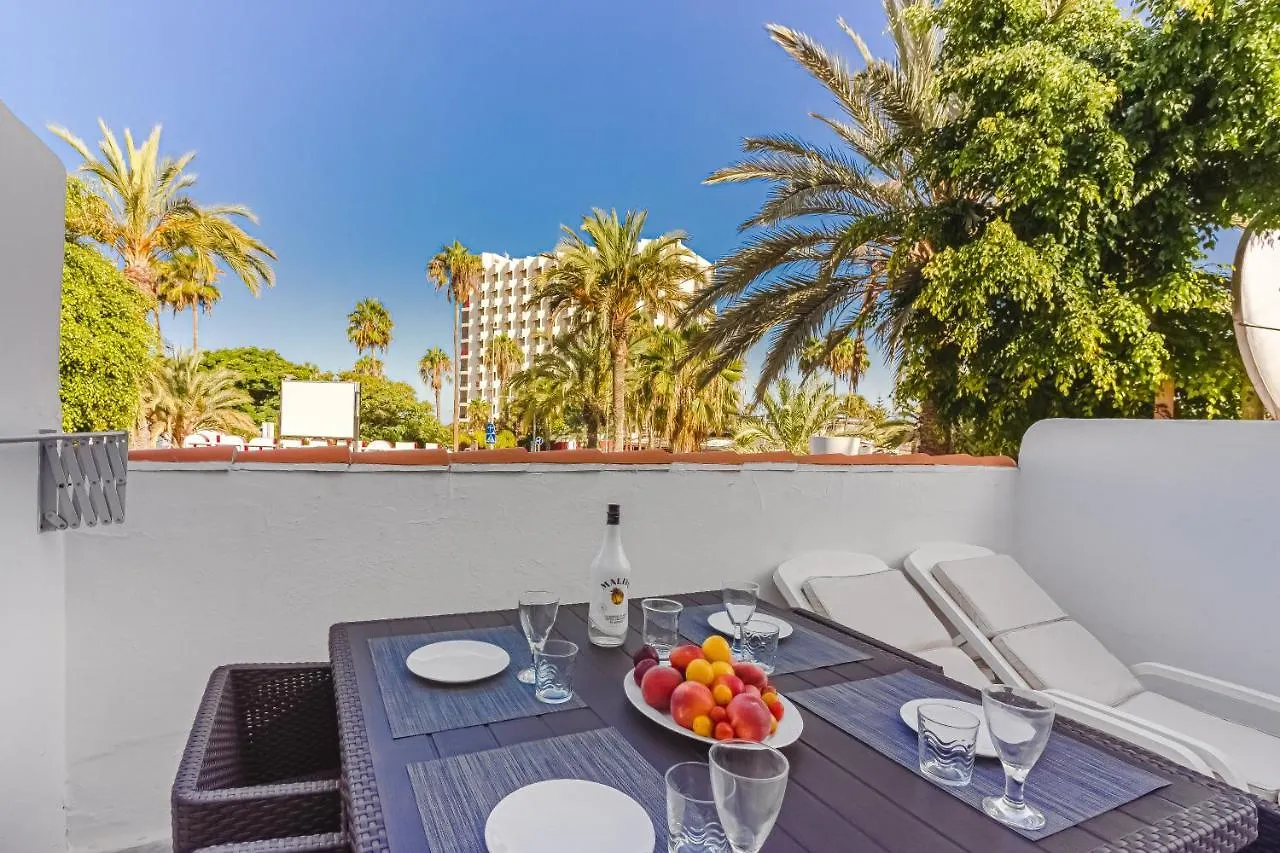Fantastic Large Studio In Front Of Beach Heated Pool Wifi Arona  Apartment Arona (Tenerife)